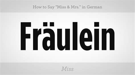 miss übersetzung|how to say miss german.